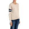 Seattle Sport Stripe Cashmere Silk Sweater Natural Marilyn Moore