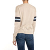 Seattle Sport Stripe Cashmere Silk Sweater Natural Marilyn Moore