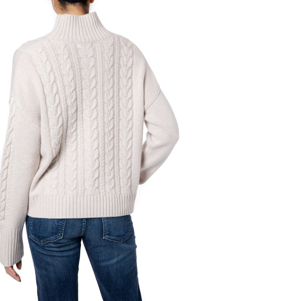 Anya Cashmere Cable Jumper Natural Marilyn Moore