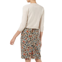 Avi Ivory Cashmere Cardigan Shrug