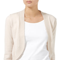 Avi Ivory Cashmere Cardigan Shrug