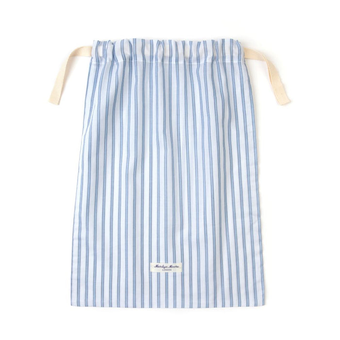Cotton shirting drawstring bag Marilyn Moore