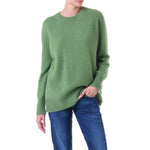 Cashmere  Loro Piana Crew Neck sweater Green Marilyn Moore