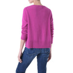 Brooklyn Handmade boxy Cashmere jumper Fuchsia Marilyn Moore