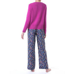 Brooklyn Handmade boxy Cashmere jumper Fuchsia Marilyn Moore