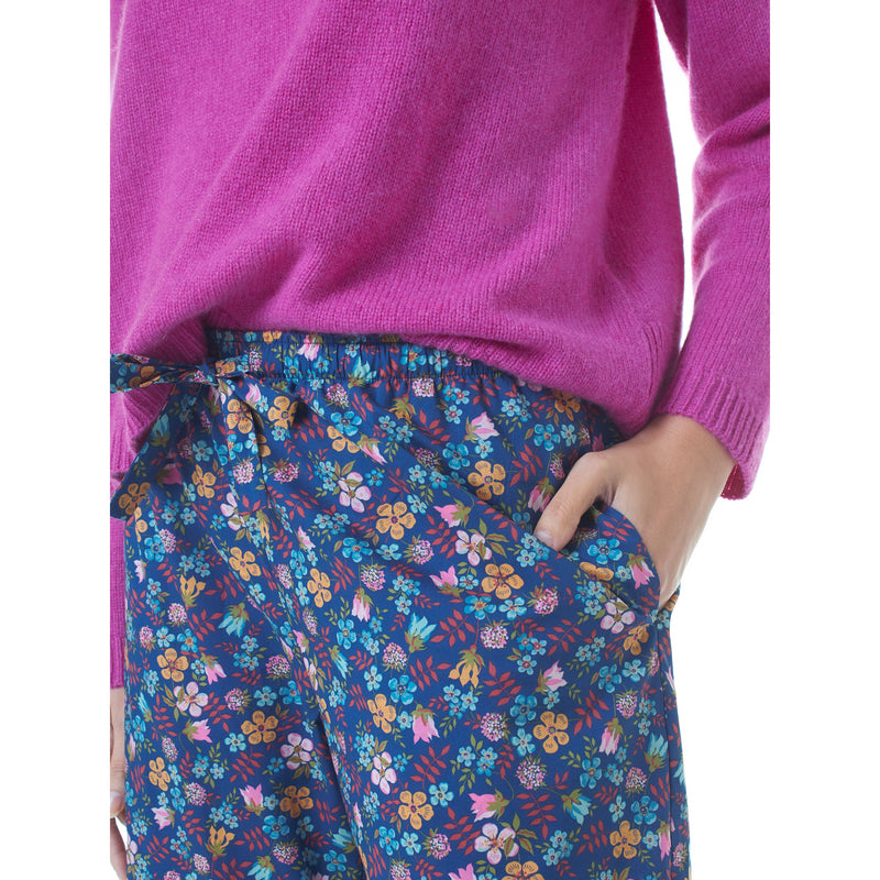 Liberty print pull on trousers Marilyn Moore