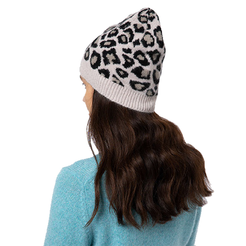 Dalston animal print beanie Marilyn Moore