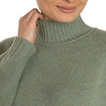 Dublin Slouchy Cashmere Jumper Sage Grey Marilyn Moore