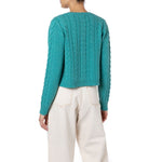 Emma Cashmere Cable Cardigan Jade Marilyn Moore