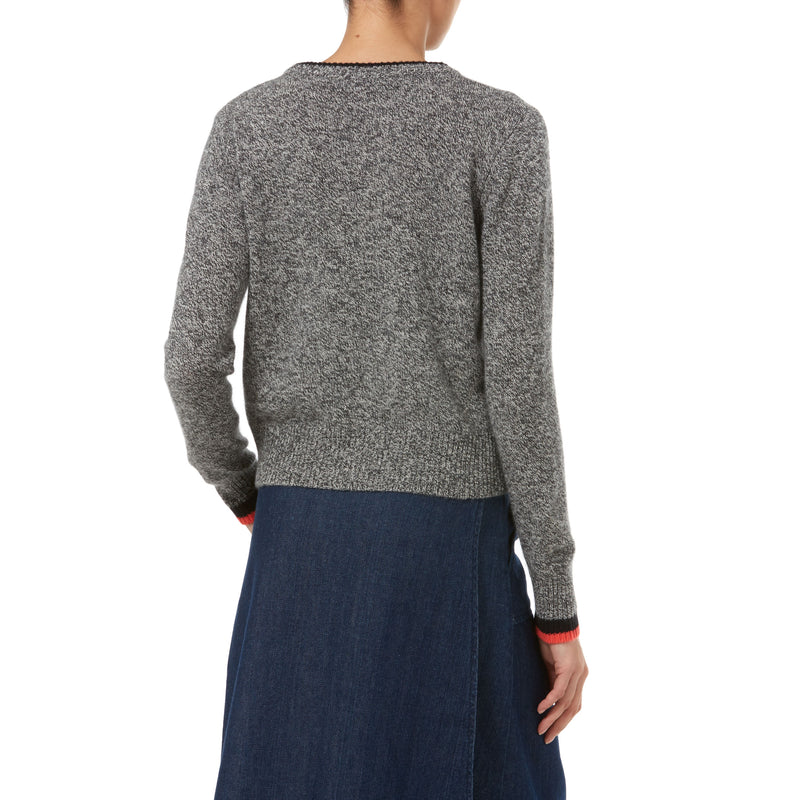 Eleanore Cashmere Tweed Sweater
