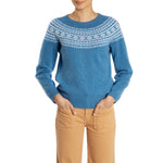 Scottish Lambswool Fair isle blue Marilyn Moore