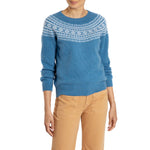 Scottish Lambswool Fair isle blue Marilyn Moore