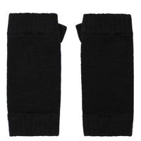 Cashmere wrist warmers Black Scottish Marilyn Moore