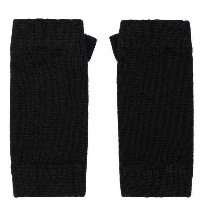 Cashmere wrist warmers Black Scottish Marilyn Moore