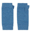 Cashmere wrist warmers chambray blue Scottish Marilyn Moore