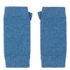 Cashmere wrist warmers chambray blue Scottish Marilyn Moore