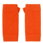 Cashmere wrist warmers Burnt orange Scottish Marilyn Moore