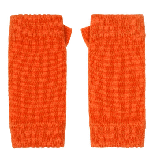 Cashmere wrist warmers Burnt orange Scottish Marilyn Moore