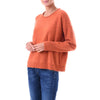 Hoxton Slouchy Cashmere jumper Burnt Orange Marilyn Moore