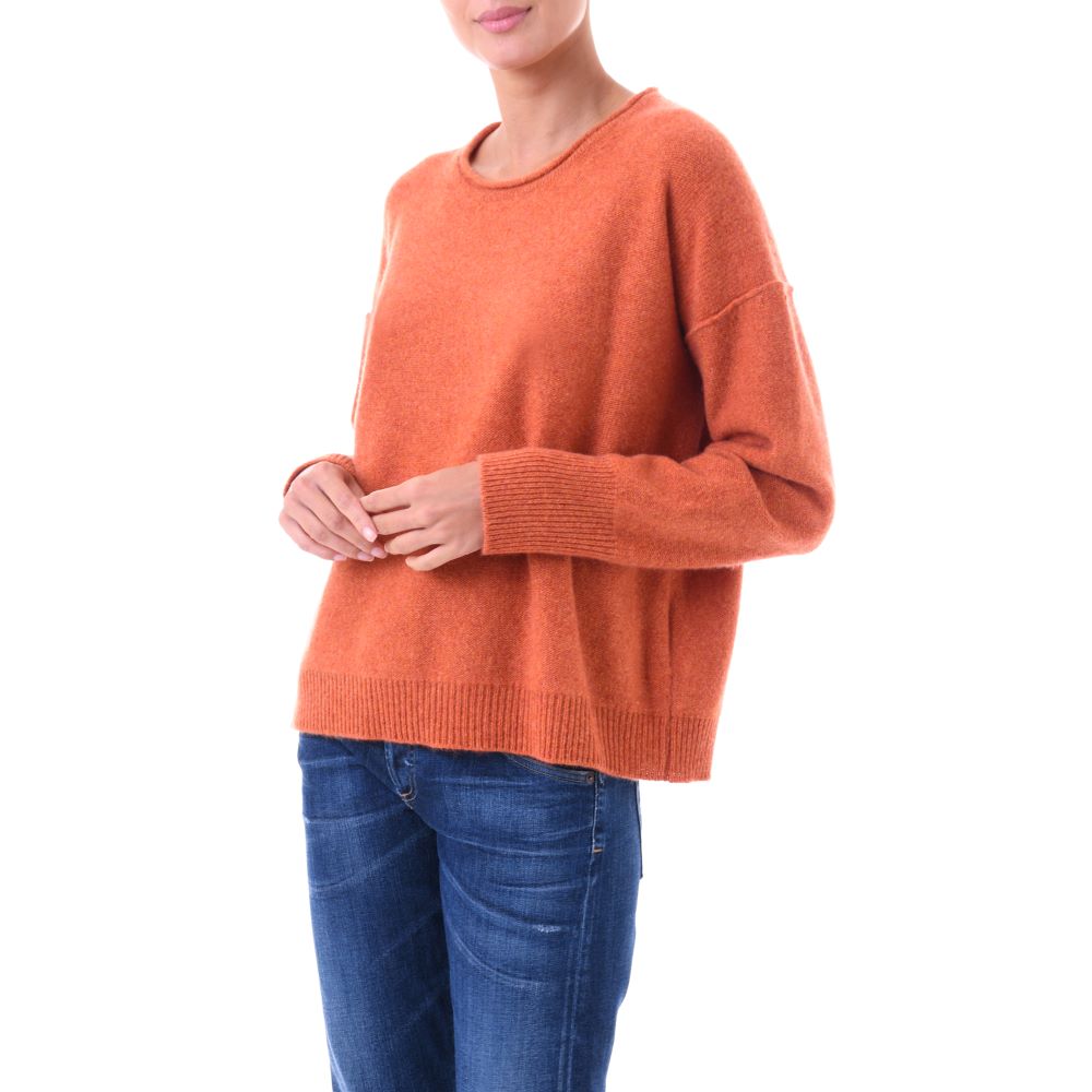 Hoxton Slouchy Cashmere jumper Burnt Orange Marilyn Moore