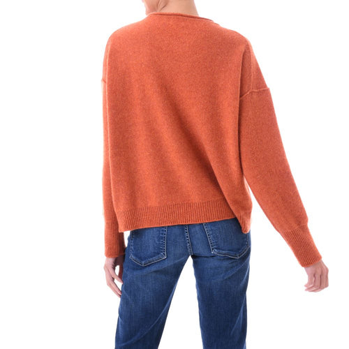 Hoxton Slouchy Cashmere jumper Loro Piana Burnt Orange Marilyn Moore