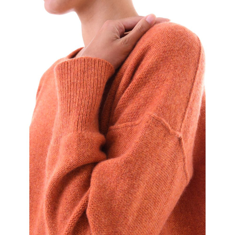 Hoxton Slouchy Cashmere jumper Burnt Orange Marilyn Moore