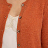 Lilibet Cashmere Cropped Cardigan Orange Marilyn Moore