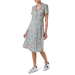 Goodwood revival 1940s Nellis dress Green floral Marilyn Moore
