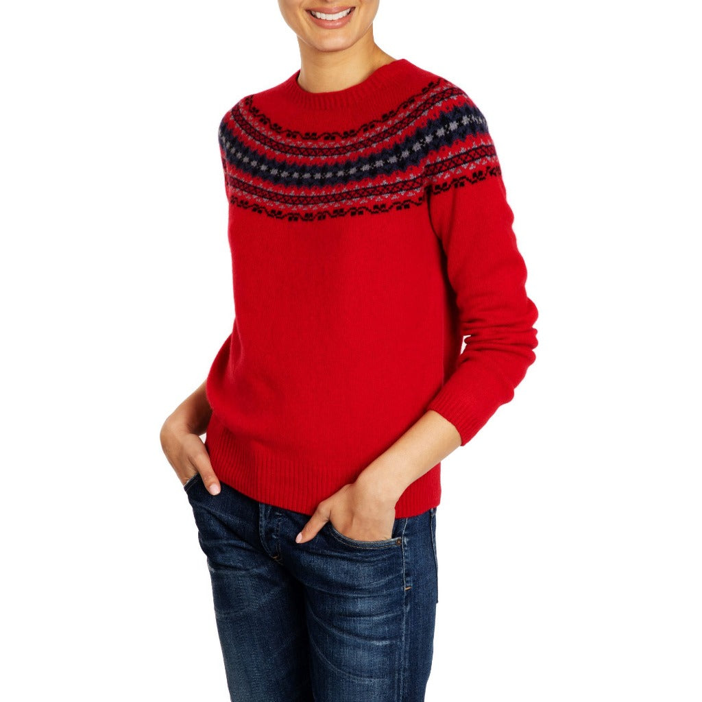 Plockton Vintage Fair Isle sweater Marilyn Moore