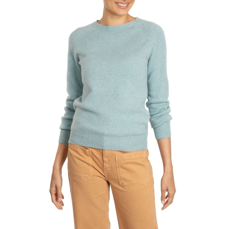 Cashmere sweater Pale Green Aqua Marilyn Moore