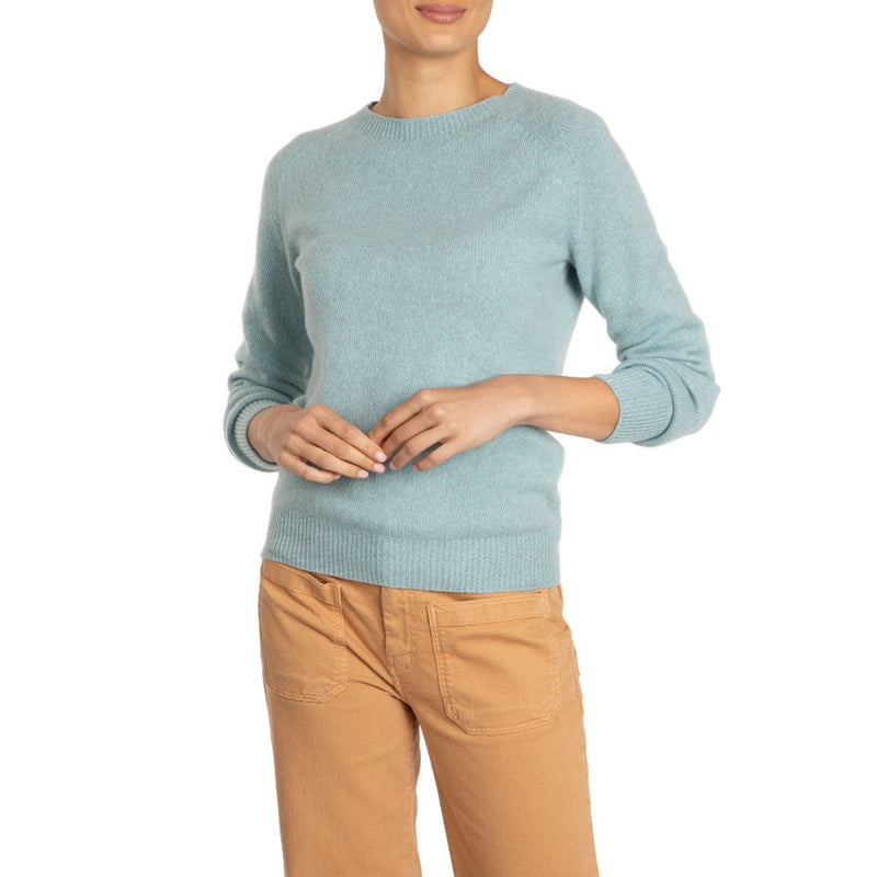 Cashmere sweater Pale Green Aqua Marilyn Moore