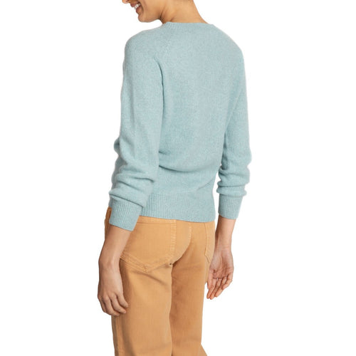 Cashmere sweater Pale Green Aqua Marilyn Moore