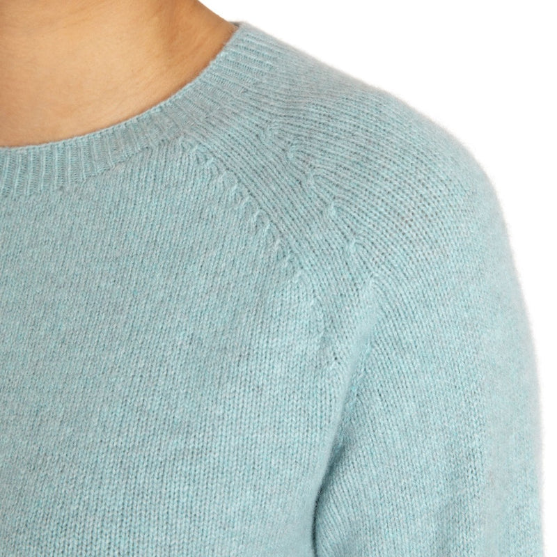 Cashmere sweater Pale Green Aqua Marilyn Moore