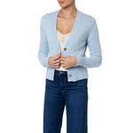 Loro Piana Cashmere V-neck Cardigan Blue Marilyn Moore