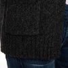 Slouchy cardigan Charcoal tweed Marilyn Moore