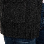 Slouchy cardigan Charcoal tweed Marilyn Moore