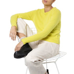 Marilyn Moore Shoreditch Contemporary Cashmere Jumper Citron