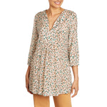Scarlett Silk Cotton Kaftan Retro Print Marilyn Moore