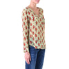 Red Roses Silk Shirt Marilyn Moore