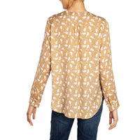 Sheridan Silk Shirt Rabbit print Marilyn Moore
