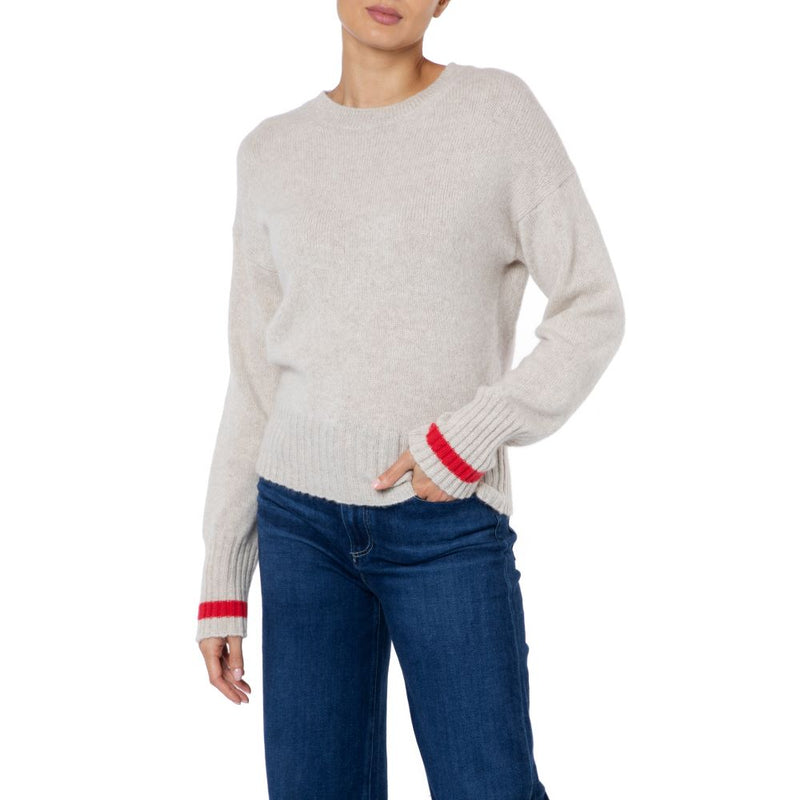 Tess Handmade Cashmere Sweater Natural Marilyn Moore